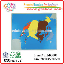 Montessori North America Educational Wooden Puzzle Map